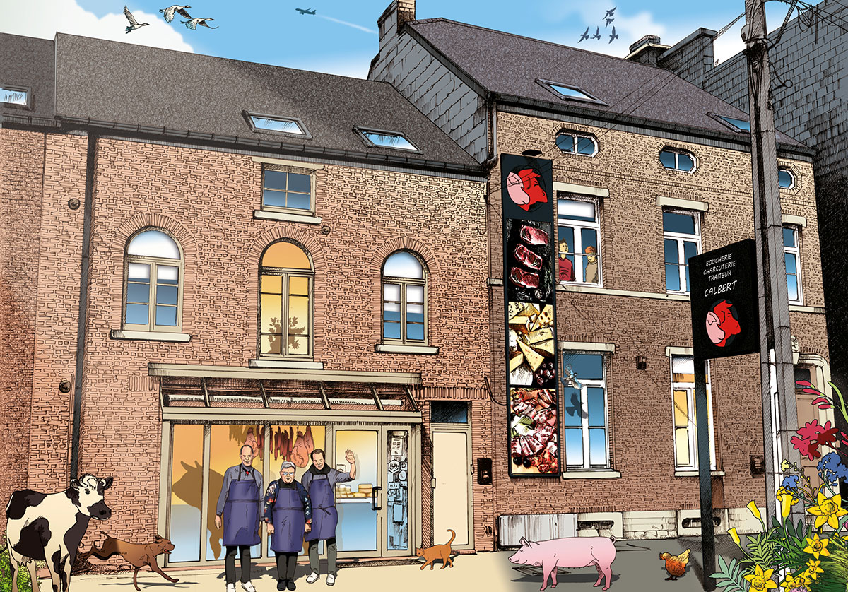  Boucherie Charcuterie Traiteur Artisanale Calbert & fils à Orp-le-Grand (Wallonie - Belgique)